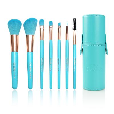 China 7 Pcs Personalized Synthetic Mini Smudge Brush Make Up Brushes Kit Custom Logo Small Makeup Brush Travel Set With for sale