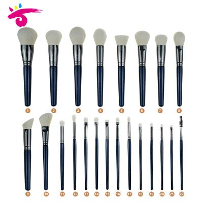 China Angular Blush 22Pcs Glitter Eyeshadow Set Brushes Soft Feels Premium Makeup Set Brush for sale