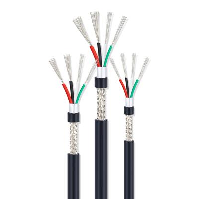 China General FRPE Insulation Jacket Spiral Wiring Braid Shielded Halogen Free Audio Video Cable for sale