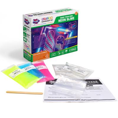 China Relieve Stress MAKE YOUR OWN NEON MUD Safe Non-Toxic Mud Making Kit For Kids 8+ for sale