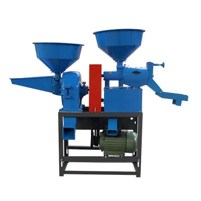 China Farms Combine Rice Mill with Crusher for Maize/Corn/Rice/Wheat/Grinder Mill High Efficiency Small Portable Combine Rice Mill Machine for sale