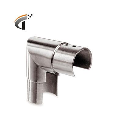 China 2021 New Balcony Listing Stainless Steel Easy Install Rail Slot Tube Fittings Slot Tube Fitting for sale