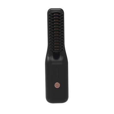 China Portable Car USB Hair Straightener Cordless Brush for sale