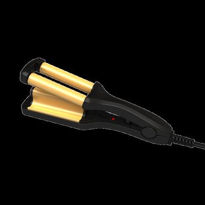 China Ceramic Coating Good Quality Popular Cheap Mini Hair Curler Hair Curling Iron With Triple Barrel for sale