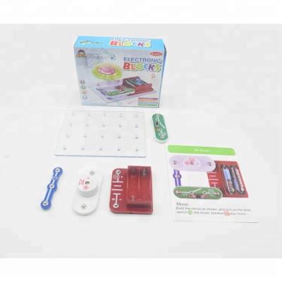 China Building Toy Intelligence Science Toy Kids DIY Music Trumpet Electronic Building Block for sale