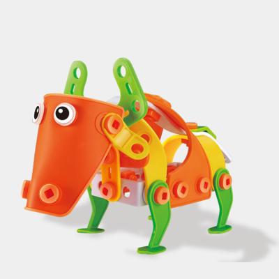 China Children Play Educational Animal Creative Blocks Disassembly Toys Building Blocks DIY for sale