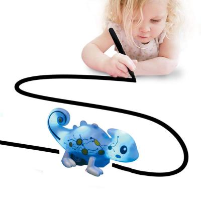 China Inductive Toys Newset Toys Mini Chameleon Toys Follow Magic Electric Inductive Animal For Kids for sale