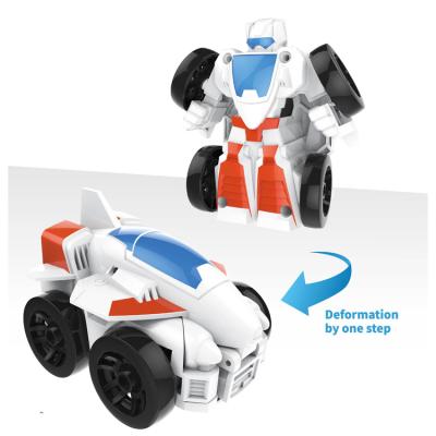 China Intelligence Plastic Development Toy Super Cartoon Deform Car Transform Robot Toy Deformation Robot Car For Boys for sale