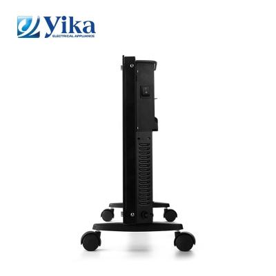 China Commercial Remote Control Big Screen Convector Glass Heater With Wheels for sale