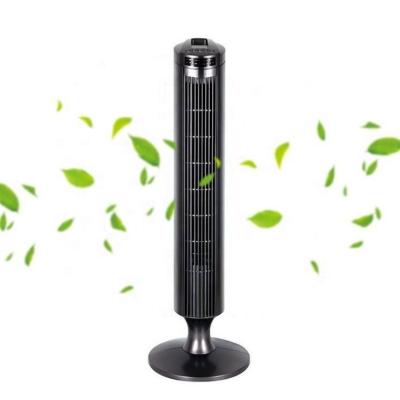 China Hotel Bedroom Quiet Oscillating 3 Speed ​​Leafless Mini Tower Fan for sale