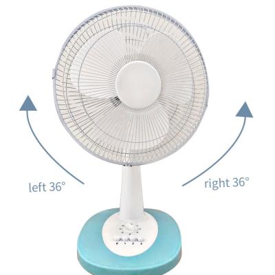 China Low Noise Plastic Cool Swing 60-120 Minutes Timer Summer Tabletop Fan for sale