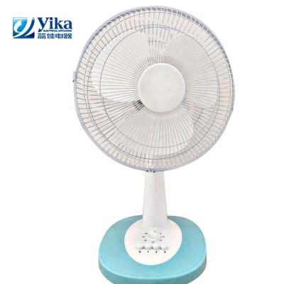 China Low Noise 38W 3 Speeds Plastic Table Fan Power for sale