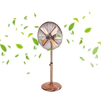 China Low Noise Retro Antique Metal Third Gear 50w Industrial 16 Inch Rack Fan for sale