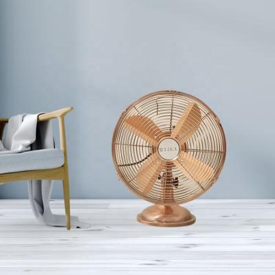 China Lowest Noise OEM Logo 3 Speed ​​Retro AC Metal Fan 12 Inch for sale