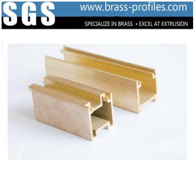 China 58% Copper Brass Extruding U Channel Copper U Board Brass U Channel for sale