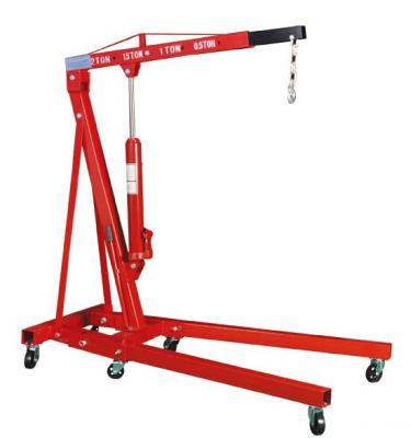 China Other China Factory Price Operation Black Easy 1/2 /3 Ton Foldable Car Hydraulic Engine Crane For Sale for sale