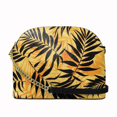 China Tropical Custom Women Bags Mini Purse Chain Clutch Handbags Women Handbags Palm Chain Bags For Ladies for sale