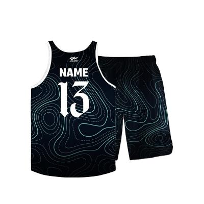 China Factory Price Manufacturer Supplier Basketball Team Uniforms Quick Dry Slim Breathable Basketball Tank Top Sets for sale