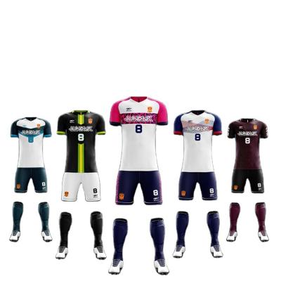 China Sets Fine Quality Shirt Mens Clothing Football Kits Full Set Suitable Soccer Jersey for sale