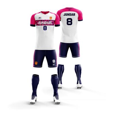 China Sets Guaranteed Quality Factory Wholesale Custom High-End Fit Team Club Football Professional Wear Set for sale