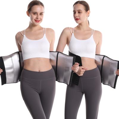 China Amazon Hot Sale Women Waist Trainer Sweat Sauna Weight Loss Breathable Exercise Support Slimming Back Running Sauna Sweat Shaper for sale