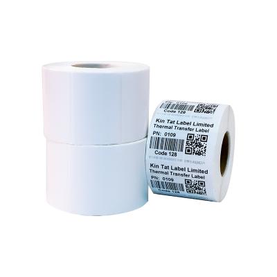 China Waterproof / Oil Proof / Anti-Scratch Thermal Rolls Label Custom Barcode Sticker Labels With High Adhesive Waterproof Labels 60*40mm/roll for sale