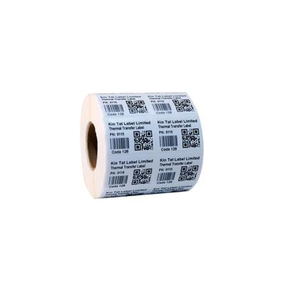 China Waterproof / Oil Proof / Anti-Scratch Blank Thermal Printing Label Paper Barcode Price Labels Waterproof Resistant 40*30 Size for sale