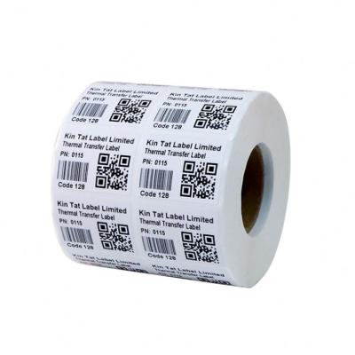 China Waterproof / Oil Proof / Anti-scratch Well Selling White 40*30 Waterproof Thermal Printer Labels Rolls for sale