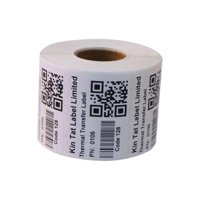 China Waterproof / Oil Proof / Anti-scratch Labels 70mm*50mm Thermal Label 1400pcs Per Roll For Barcode Printing for sale