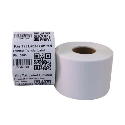 China Waterproof/Oil Proof/White Anti-scratch White Label Self Adhesive Sticker For Printer Shipping Packaging Using 70*50mm Thermal Label for sale