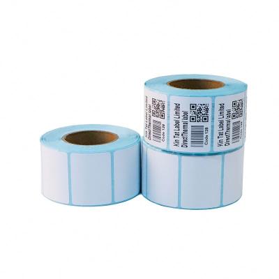 China Waterproof/Oil Proof/Anti-scratch Hot Selling Direct Thermal Labels 40*30mm Compatible Direct Thermal Roll Shipping Label Adhesive for sale