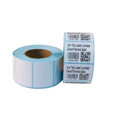 China Waterproof / Oil Proof / Anti-Scratch BPA FREE Paper Roll Sticker Direct Thermal Label 40*30mm Barcode for sale