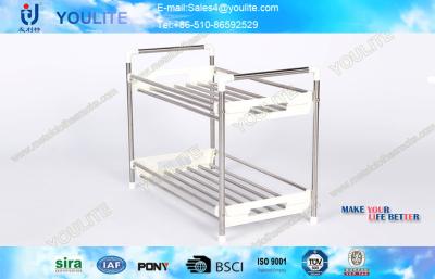 China Anti-rust Stainless Steel Storage Rack / Small Corner Shelf for Home Bathroom for sale