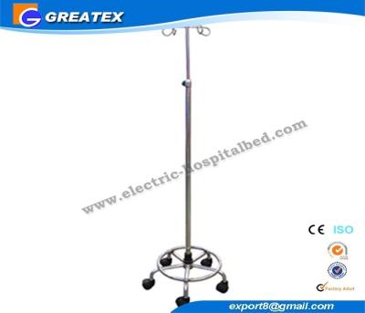 China Goteo ajustable soporte/IV del móvil IV poste del hospital del acero inoxidable poste en venta