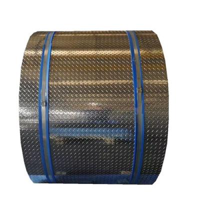 China Floor boat alloy 3003 surface aluminum mirror h14 diamond coil bright aluminum plate for sale