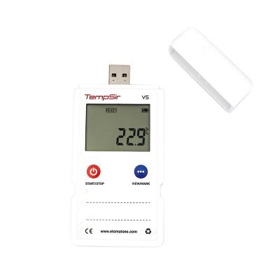 China Competitive Price USB 2.0 Digital Cold Chain Temperature Data Logger Temperature Datalogger Recording Professional Recorder for sale