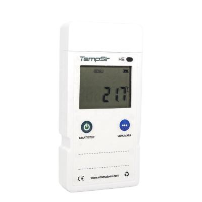 China Recording Single-Use Temperature Data Logger USB Temperature And RH Data Logger With LCD Display for sale