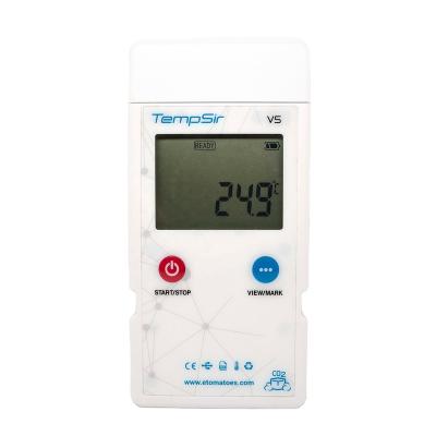 China Ultra Small Industrial Disposable USB Temperature Data Logger Pdf Dry Ice Temperature Recorder 16000 counts for sale