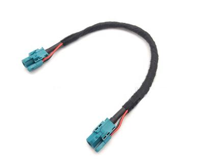 China Automotive 6Pin H Code Fakra LVDS Female Auto Cable Extension For Cameras for sale