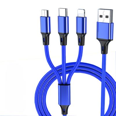 China High Quality MP3/MP4 Player 3 In 1 Usb Cable Charging Cable Multifunction Mobile Phone Charger for sale