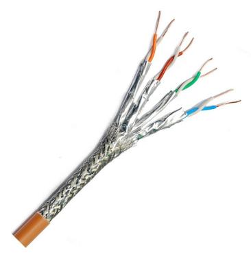 China Indoor Or Outdoor Bare Copper Network Cable 100m 305m 500m Cat 8 Ethernet Cable SFTP Cat8 Lan Cable for sale