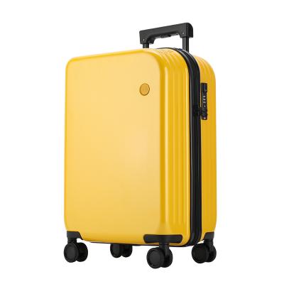 China Fashion and durable factory hot sale 4 wheels abs+pc luggage box multiple colors trolley case for sale