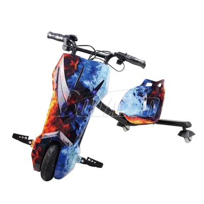 China 250W 3 Wheel Cheap Kids Electric Scooter 360 Drift Tricycle Child Electric Blue for sale