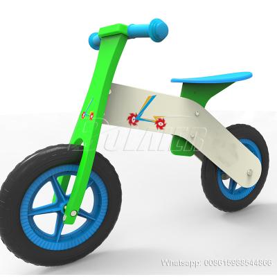 China Adjustable DIRT JUMP Seat Kids Wooden Balance Bike For Baby Wooden Running Bike for sale