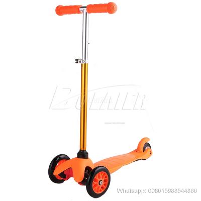 China PU 3 Wheel Scooter For Kids Mini Micro Scooter Deluxe Kids Kick Scooter for sale