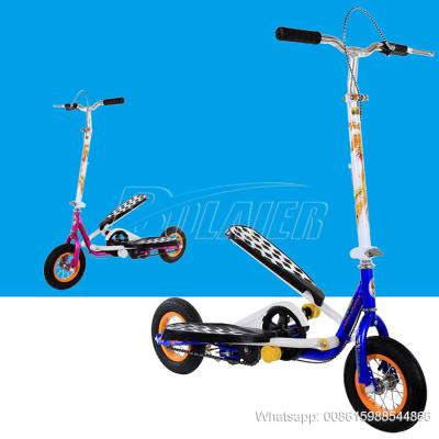 China 250mm Explosion-proof Rubber Tire Wing Flyer Scooter Fitness Foot Step Double Pedalfor Kids and Adults Children 3 Wheel Scooter /Kick Scooters for sale