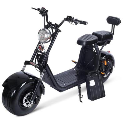 China 2019 Electric Scooter 18*9inch Fat Wheel 60V 2 Wheel Brushless Electric Scooter 1500W Tire for sale