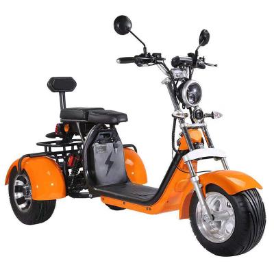 China EEC 3 Wheels Electric Scooter 2000w Electric Tricycle 12AH/20AH/40AH With Seat Citycoco 1759*750*700mm Adults for sale