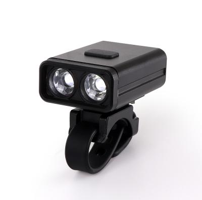 Chine 6063-T6+PC Engineering New Mini Bike Front Light Gopro Bicycle Plastic Lamp Helmet Mount Adapter Bike Lights Headlight Waterproof Torch With USB Rechargeable à vendre