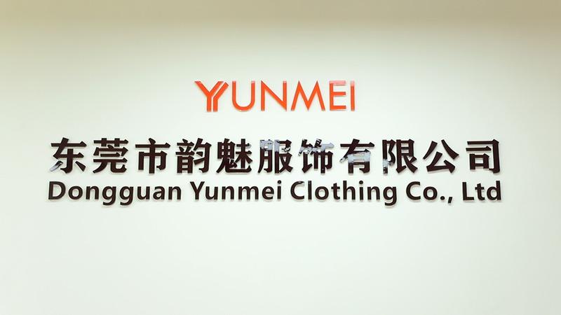 Verified China supplier - Dongguan Yunmei Clothing Co., Ltd.